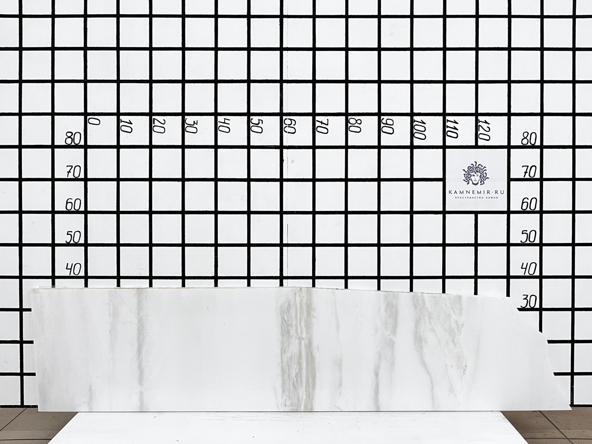 Изображение Заготовка F3491 (1430х340х20 мм)/Мрамор Bianco Lasa Venato/Белый/Полировка