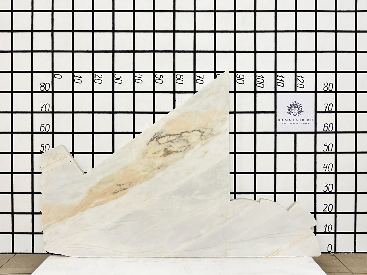 Изображение Заготовка F3516 (800х380х30 мм)/Мрамор Bianco Lasa Vena Oro/Белый/Полировка