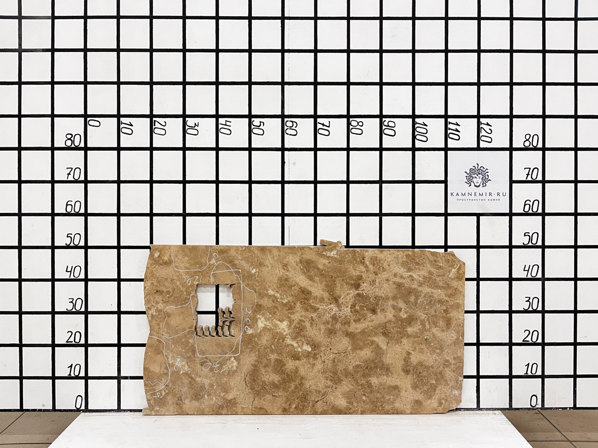 Изображение Заготовка F5353 (670х400х20 мм)/Мрамор Emperador Light/Бежевый/Полировка