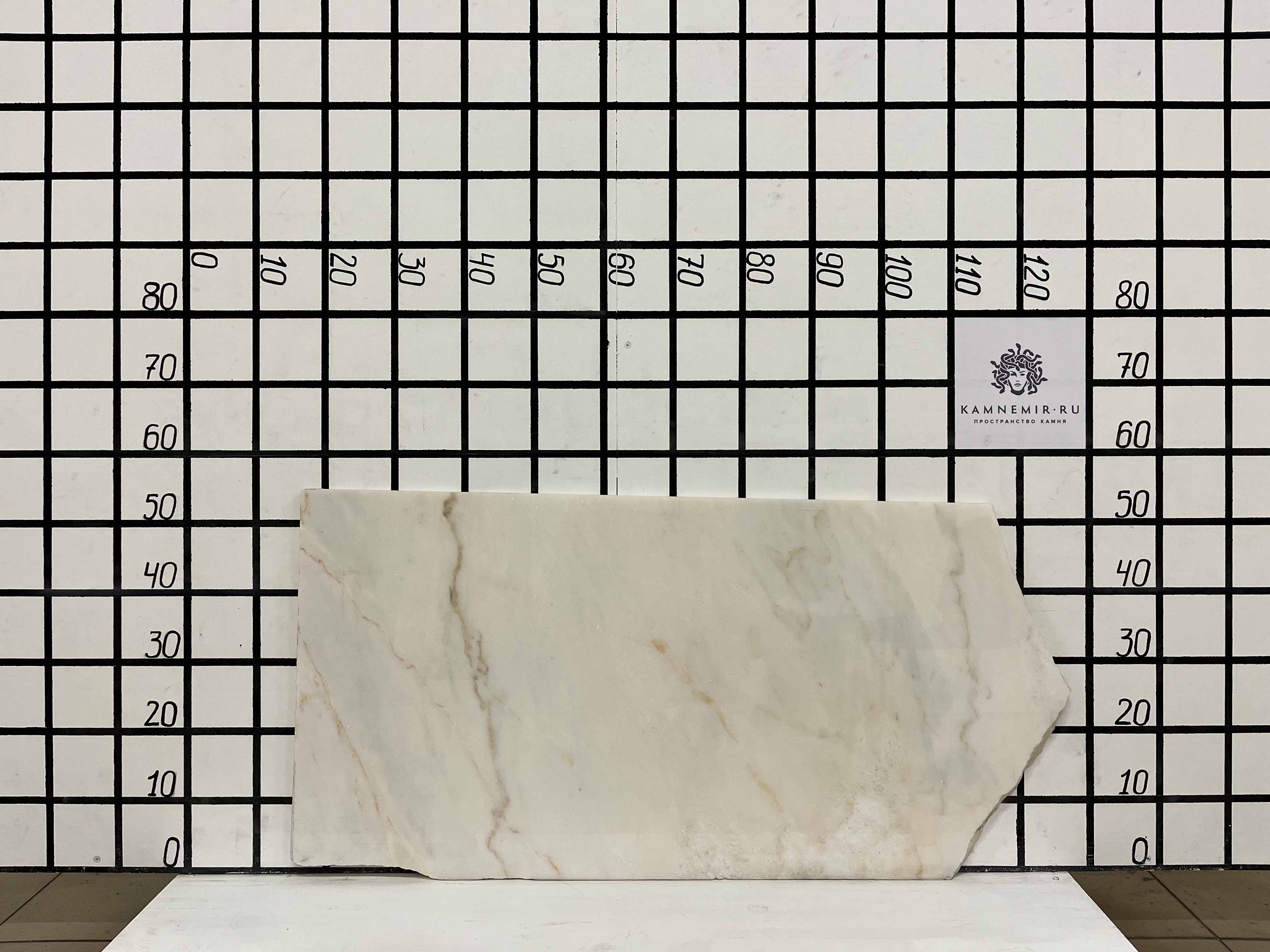 Изображение Заготовка F3196 (850х500х20 мм)/Мрамор Bianco Lasa Vena Oro/Белый/Полировка