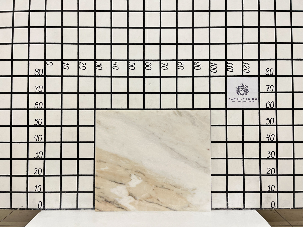 Изображение Заготовка  (670х580х20 мм)/Мрамор Bianco Lasa Vena Oro/Белый/Полировка