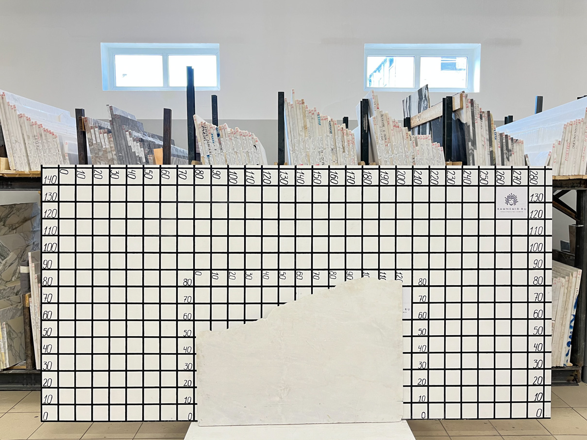 Изображение Заготовка F3527 (800х450х30 мм)/Мрамор Bianco Lasa Vena Oro/Белый/Пиленый