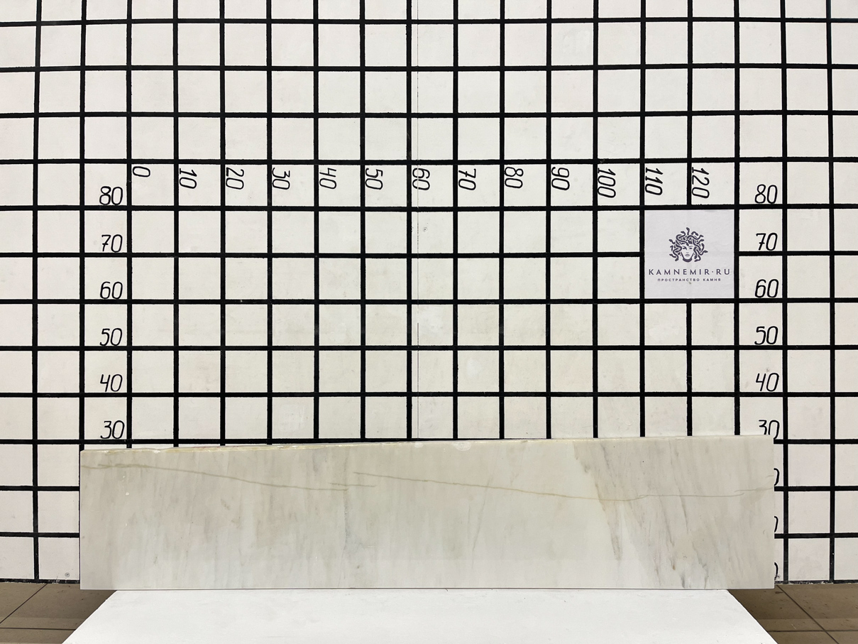 Изображение Заготовка  (1400х270х20 мм)/Мрамор Bianco Lasa Vena Oro/Белый/Полировка