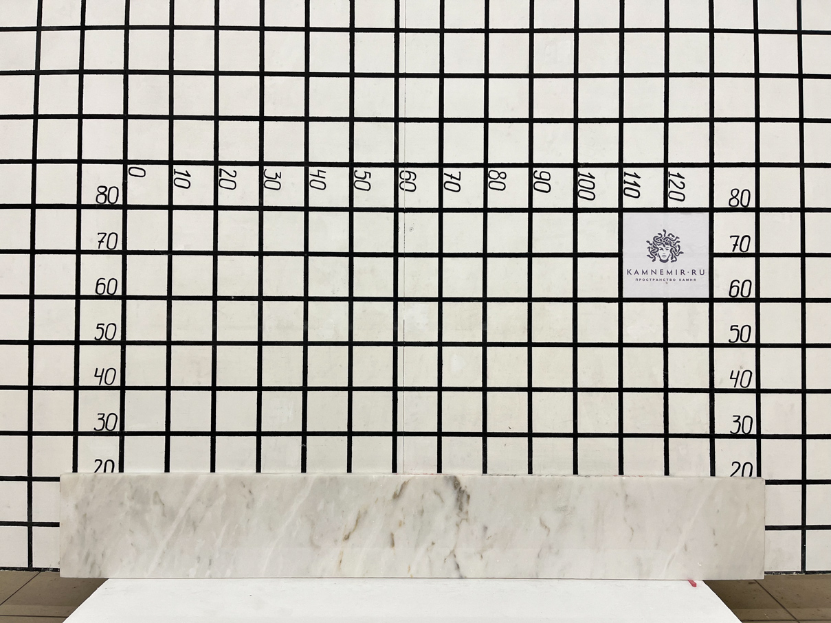 Изображение Заготовка  (1500х200х20 мм)/Мрамор Bianco Lasa Vena Oro/Белый/Полировка