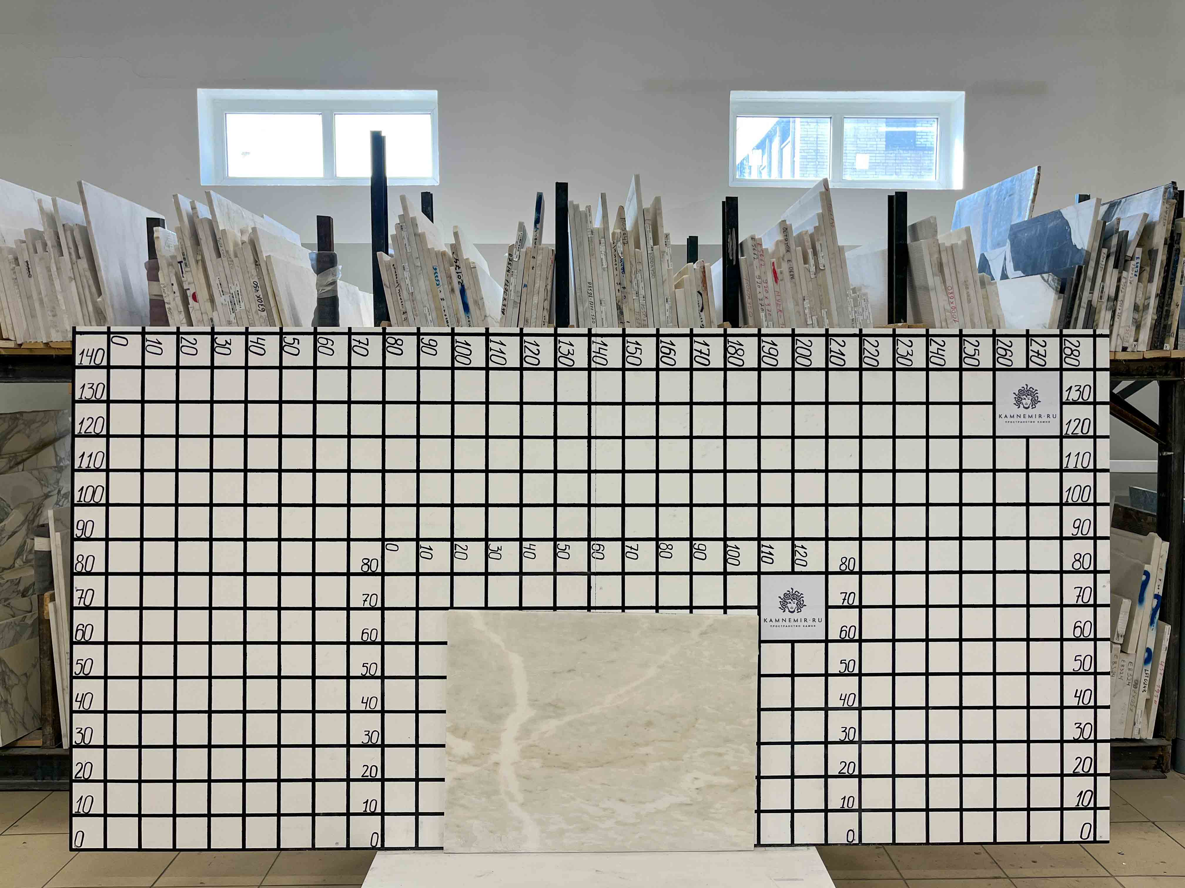 Изображение Заготовка F2475 (880х680х20 мм)/Мрамор Bianco Lasa Vena Oro/Белый/Полировка