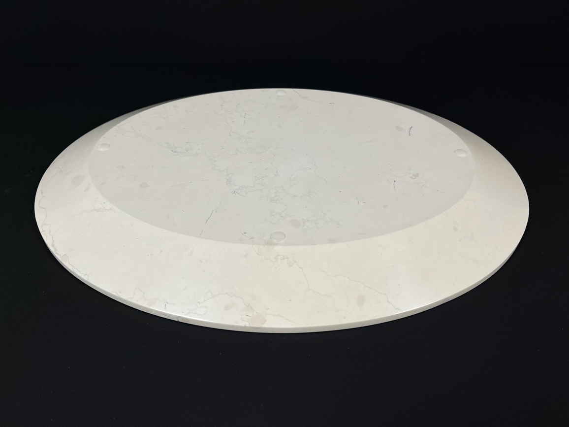 Столешница 12 (430х340х30 мм)/Мрамор Bianco Perlino/Белый/Полировка - изображение 3