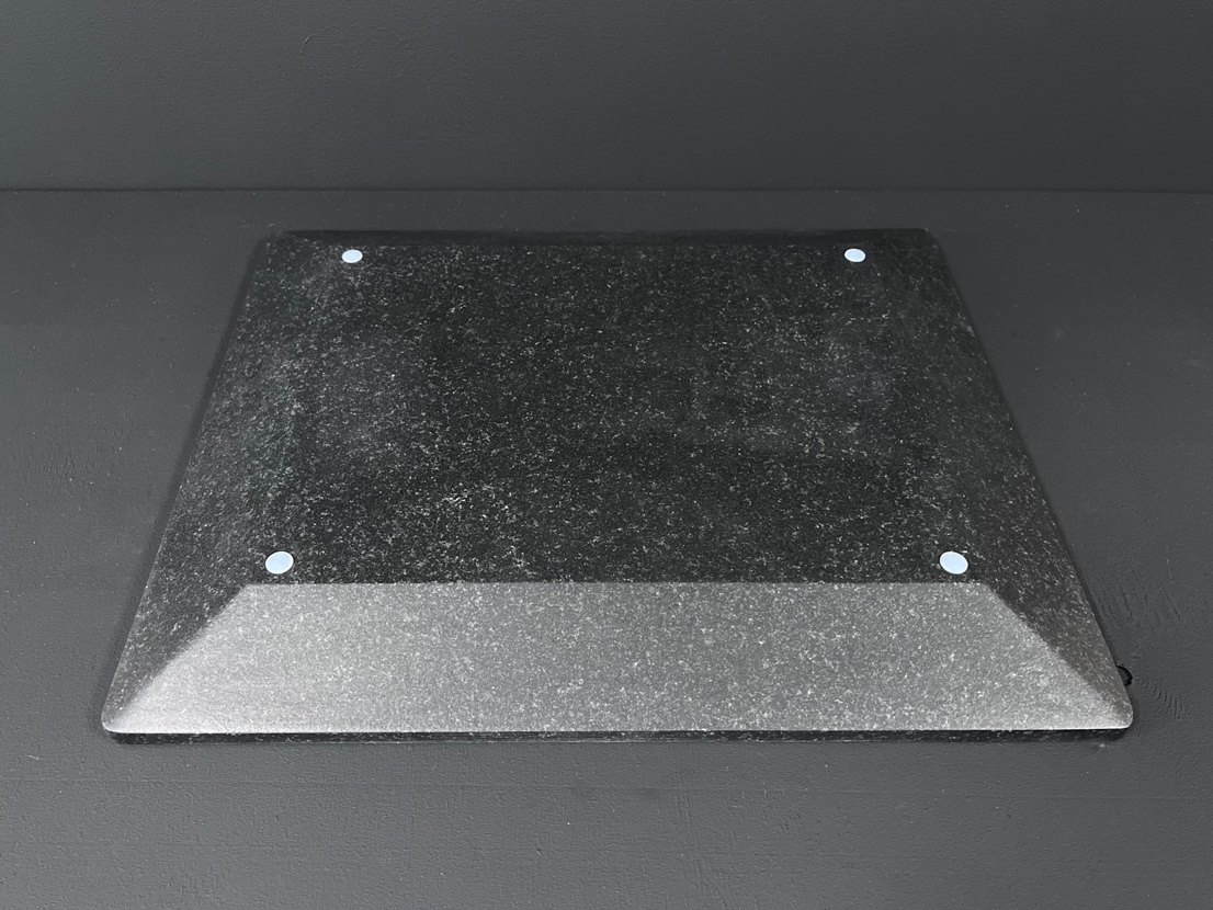Столешница 1.2 (375х317х30 мм)/Гранит Габбро/Черный/Полировка - изображение 3