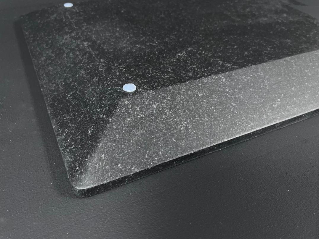 Столешница 1.2 (375х317х30 мм)/Гранит Габбро/Черный/Полировка - изображение 4