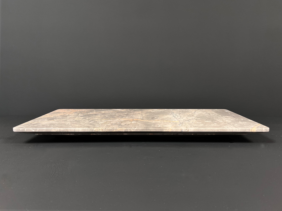 Столешница 3 (565х275х40 мм)/Мрамор Fior di Bosco/Серый/Полировка - изображение 2
