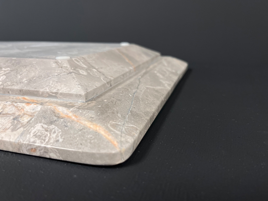 Столешница 3 (565х275х40 мм)/Мрамор Fior di Bosco/Серый/Полировка - изображение 5