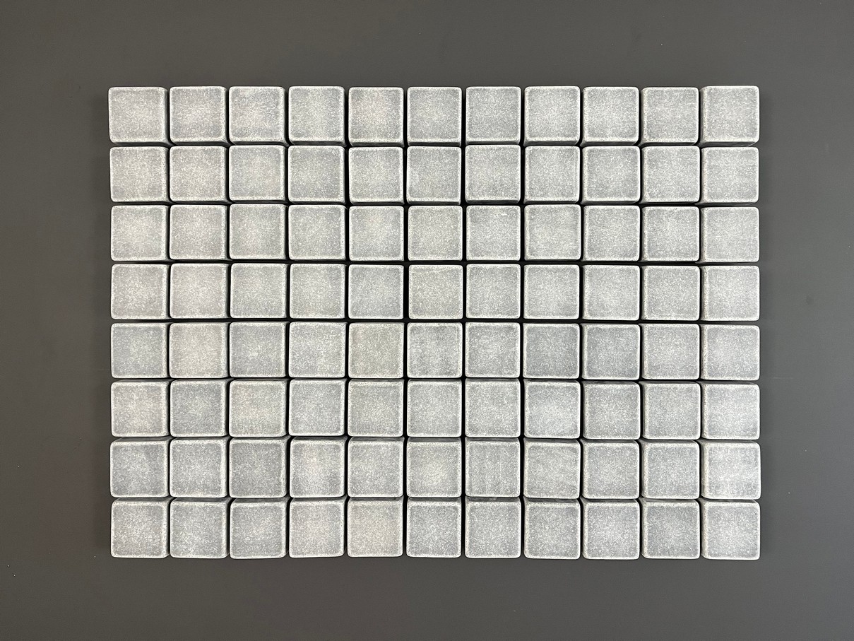 Брусчатка F2849 (80х80х50 мм)/Гранит Габбро/Черный/Пиленый + Галтованный - изображение 4