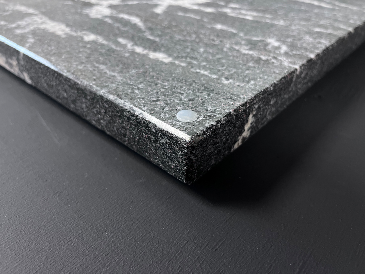 Столешница O3.1 (410х410х30 мм)/Гранит Гранатовый Амфиболит/Черный/Полировка - изображение 4