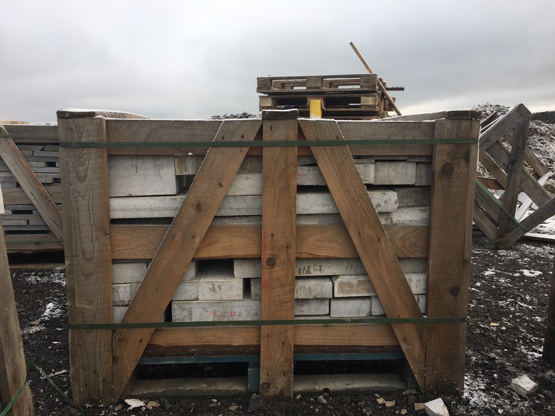 Остатки (не мерные) E0003 толщ 60мм (1х1х60 мм)/Известняк Jura Grey/Серый/Пиленый - изображение 5