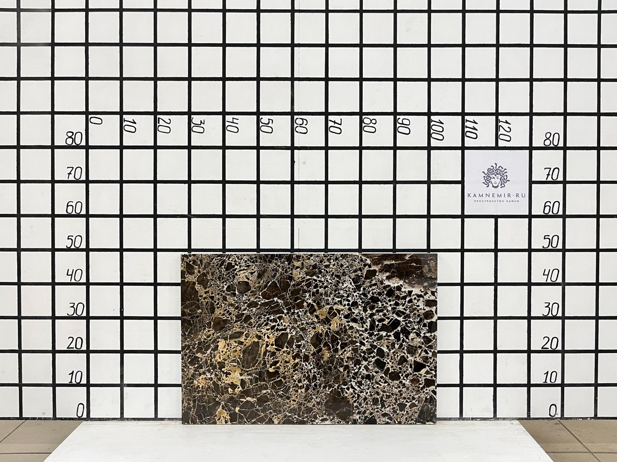 Изображение Заготовка F2923 (740х490х25 мм)/Мрамор Emperador Gold/Коричневый/Полировка