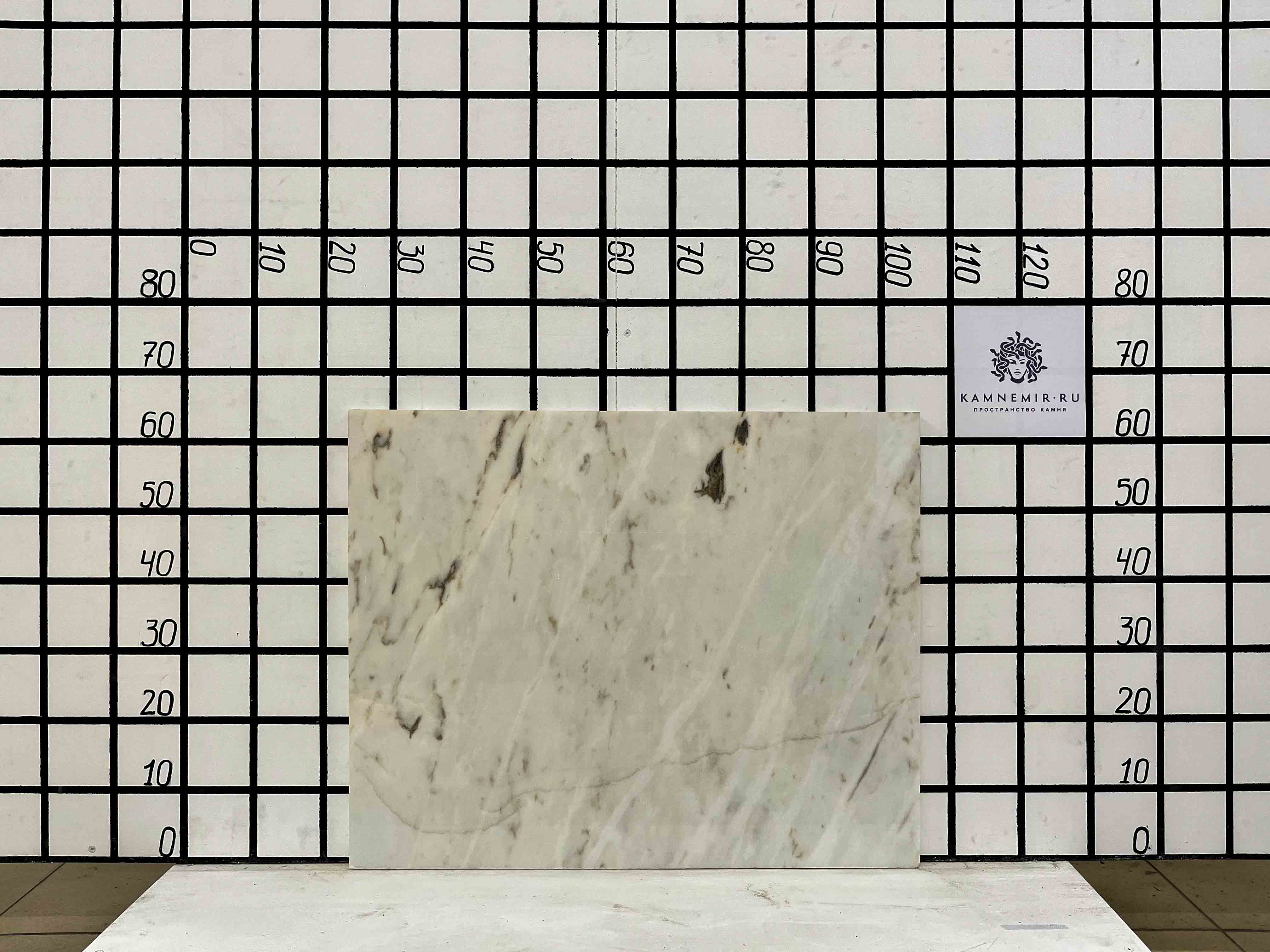 Изображение Заготовка F2477 (800х640х20 мм)/Мрамор Bianco Lasa Vena Oro/Белый/Полировка