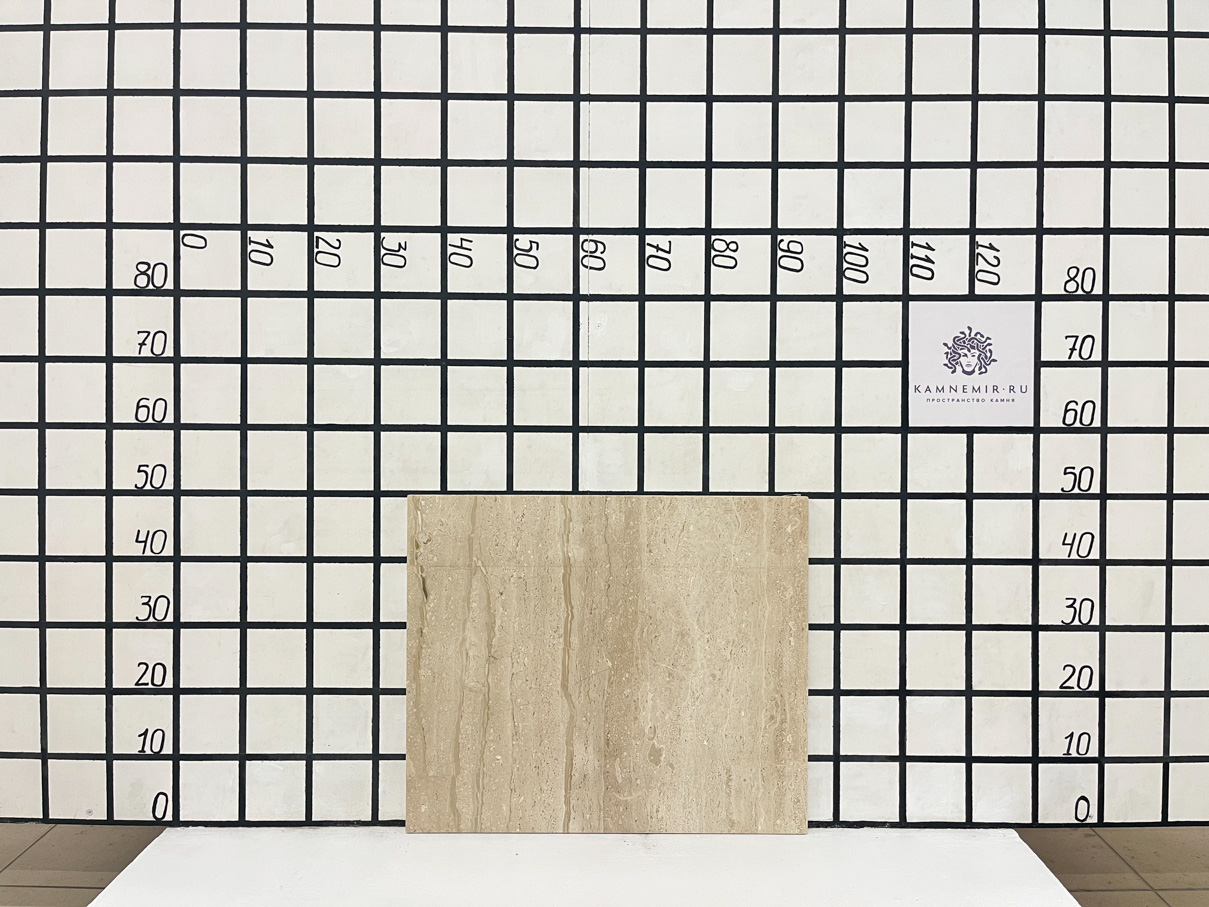 Изображение Заготовка  (600х500х20 мм)/Мрамор Daino Reale/Бежевый/Полировка