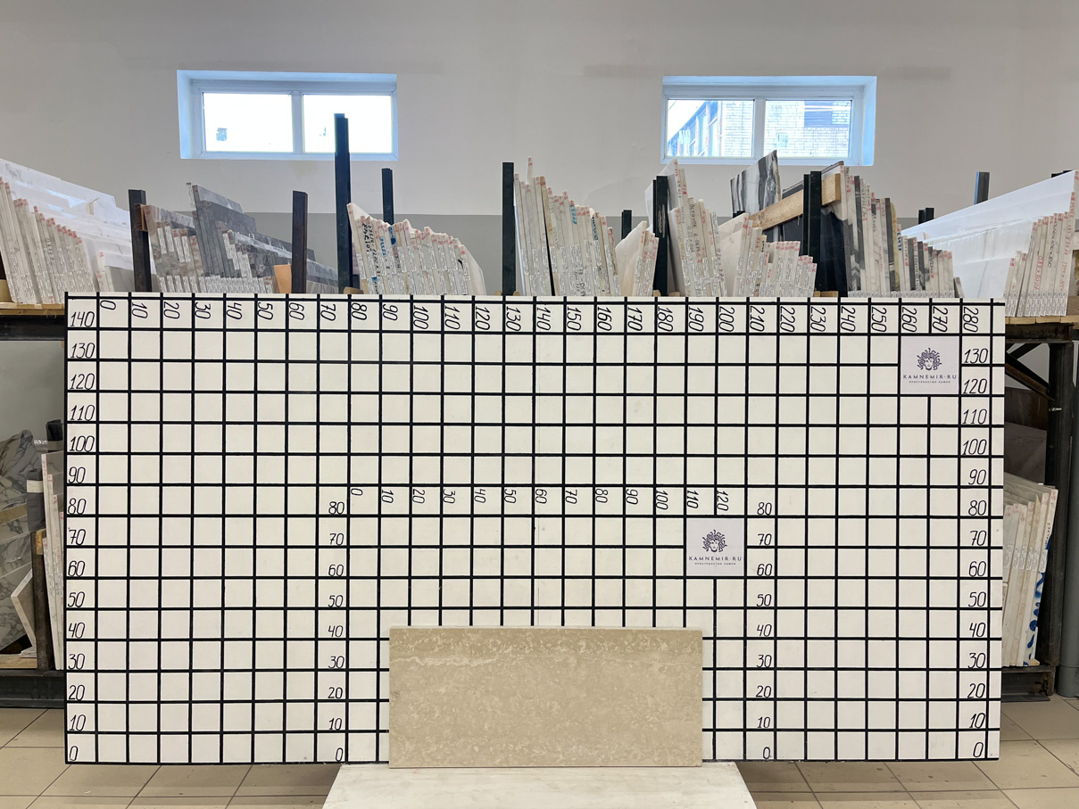 Заготовка F4575 (1000х430х30 мм)/Мрамор Botticino Classico/Бежевый/Полировка - изображение 1