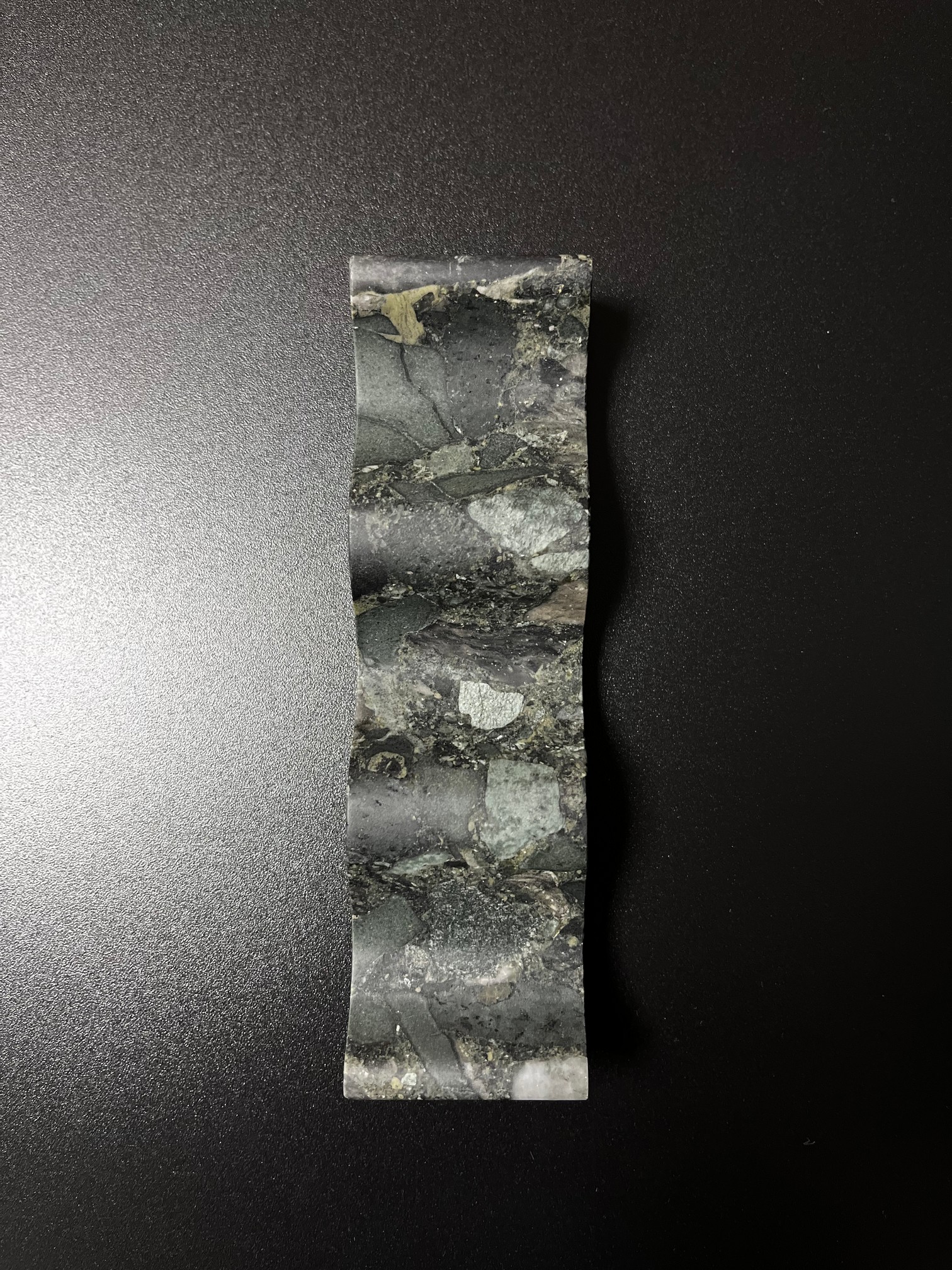 СПK Подставка под приборы (140х40х20 мм)/Конгломерат Onego Green/Зеленый/Лощение - изображение 2