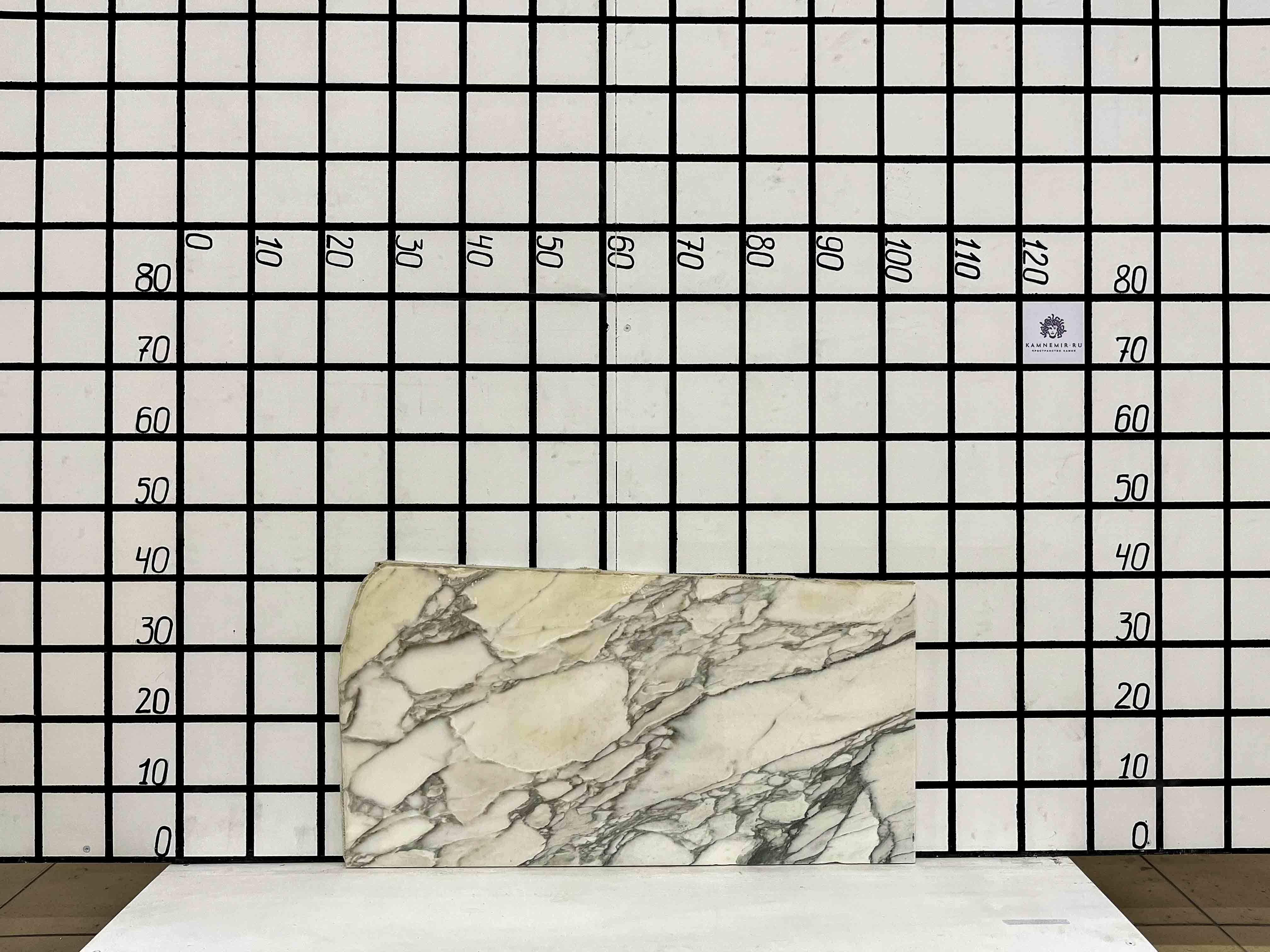 Изображение Заготовка F2411 (750х370х20 мм)/Мрамор Calacatta/Белый/Полировка