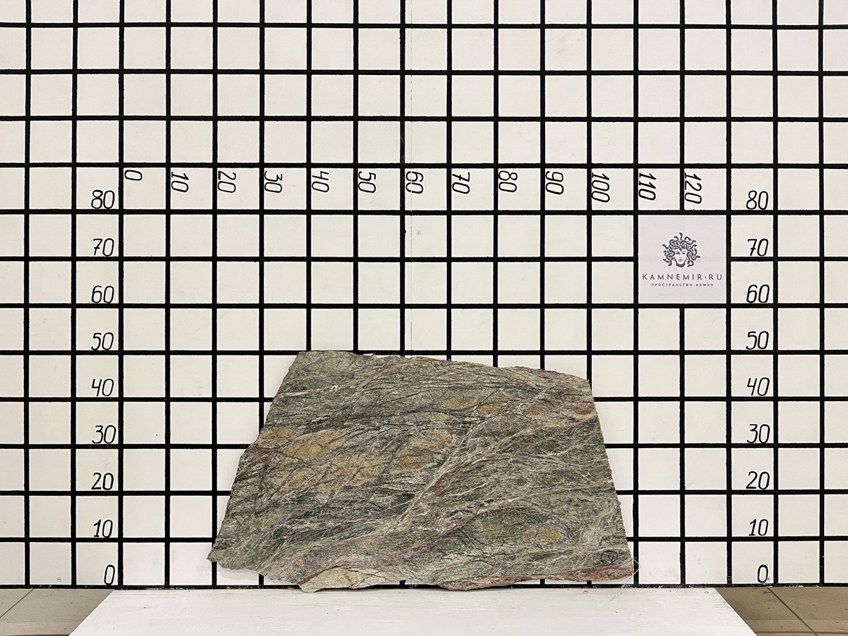 Изображение Заготовка F3285 (600х380х18 мм)/Мрамор Forest Green/Зеленый/Антик