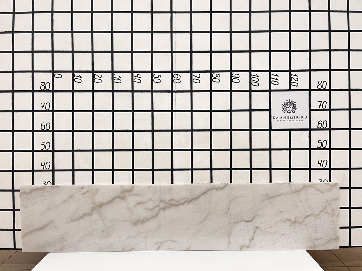 Заготовка  (1560х300х18 мм)/Мрамор Guangxi White/Белый/Полировка - изображение 1