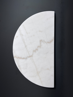 Столешница 13.2 (620х330х18 мм)/Мрамор Guangxi White/Белый/Полировка - изображение 2