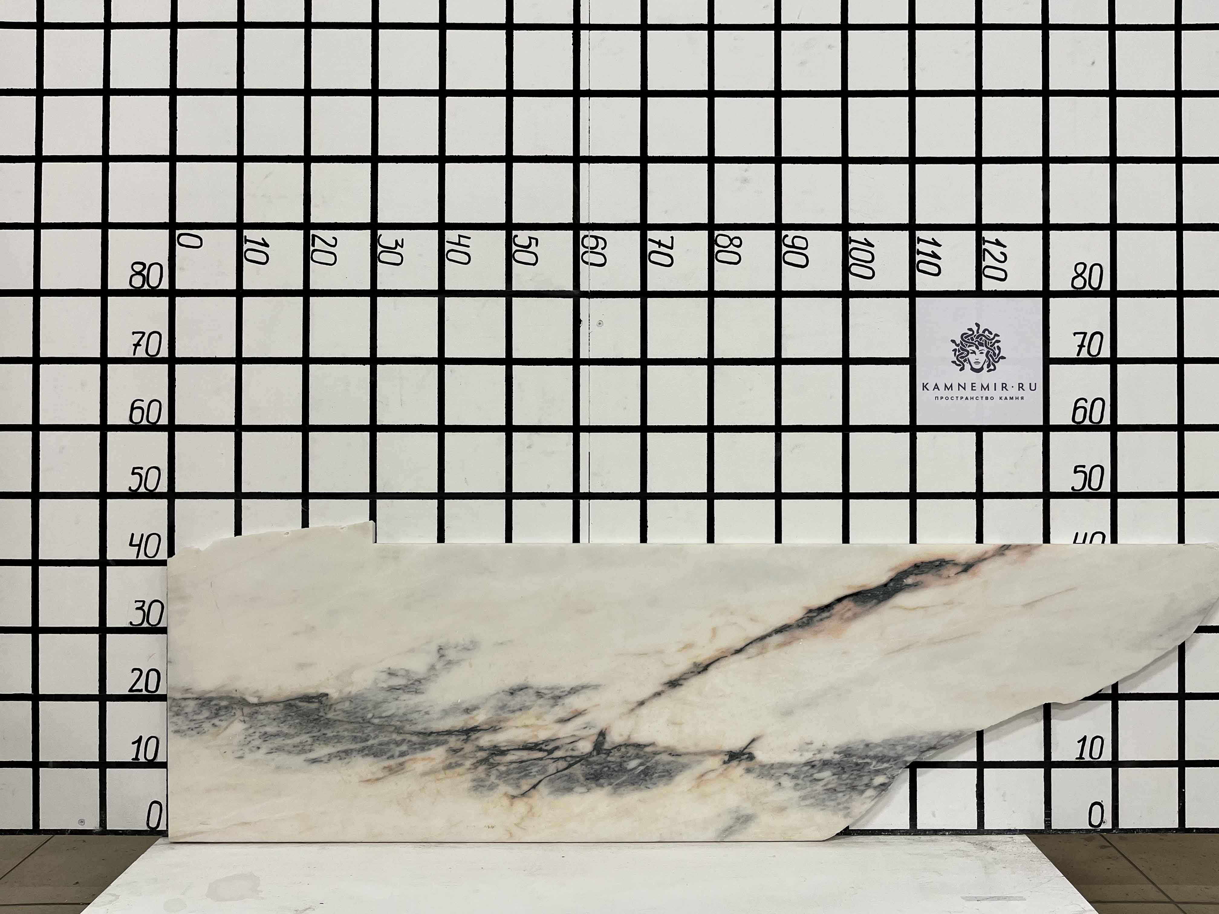 Изображение Заготовка F2604 (700х410х20 мм)/Мрамор Bianco Lasa Vena Oro/Белый/Антик