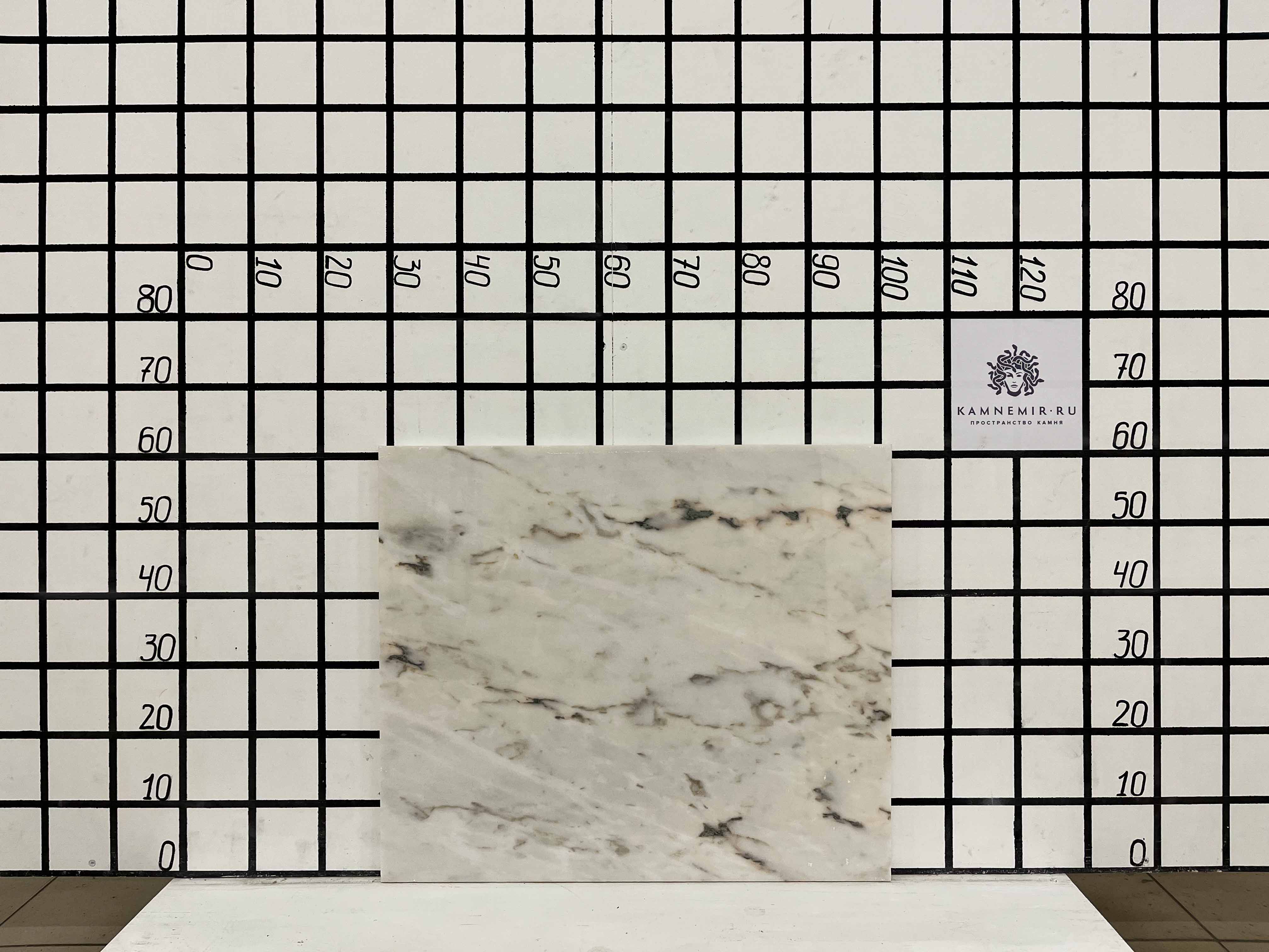 Изображение Заготовка F3189 (710х600х20 мм)/Мрамор Bianco Lasa Vena Oro/Белый/Полировка