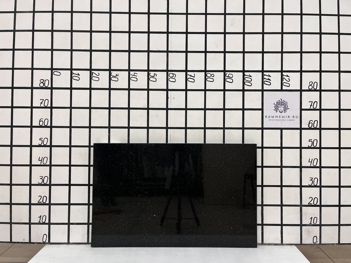 Заготовка F3961 (830х520х30 мм)/Гранит Black Galaxy/Черный/Полировка - изображение 1