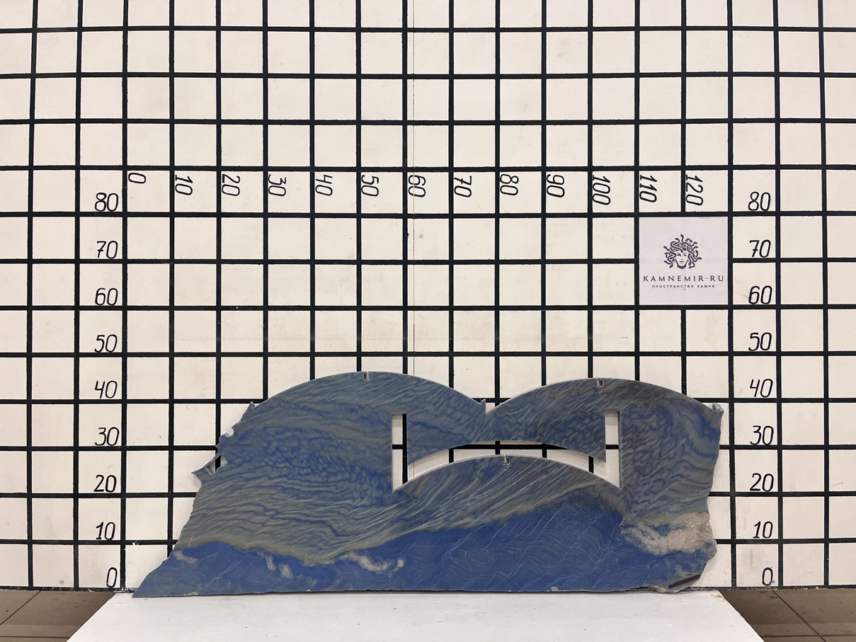 Изображение Заготовка F5848 (1000х170х20 мм)/Гранит Azul Macauba/Голубой/Полировка