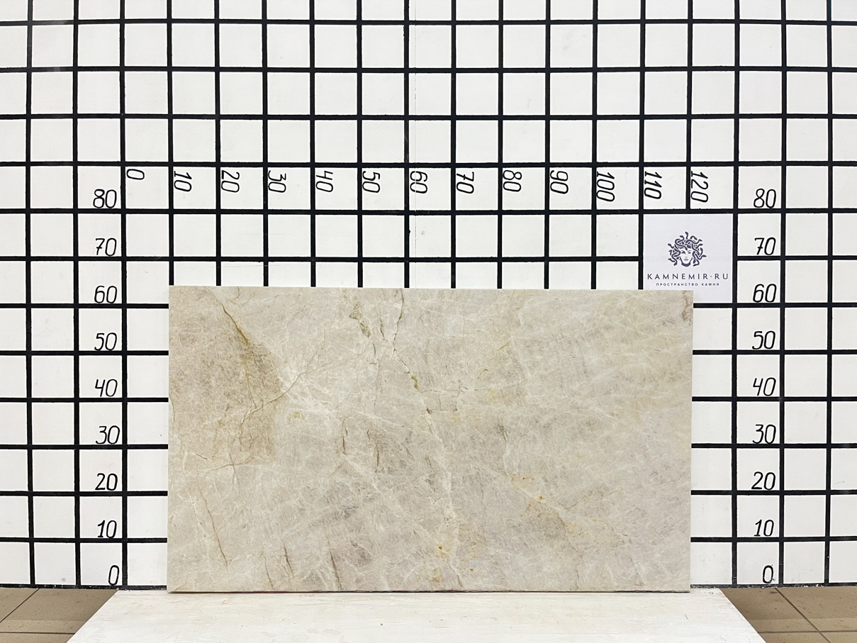 Изображение Заготовка F4109 (1050х620х20 мм)/Кварцит Taj Mahal/Белый/Полировка