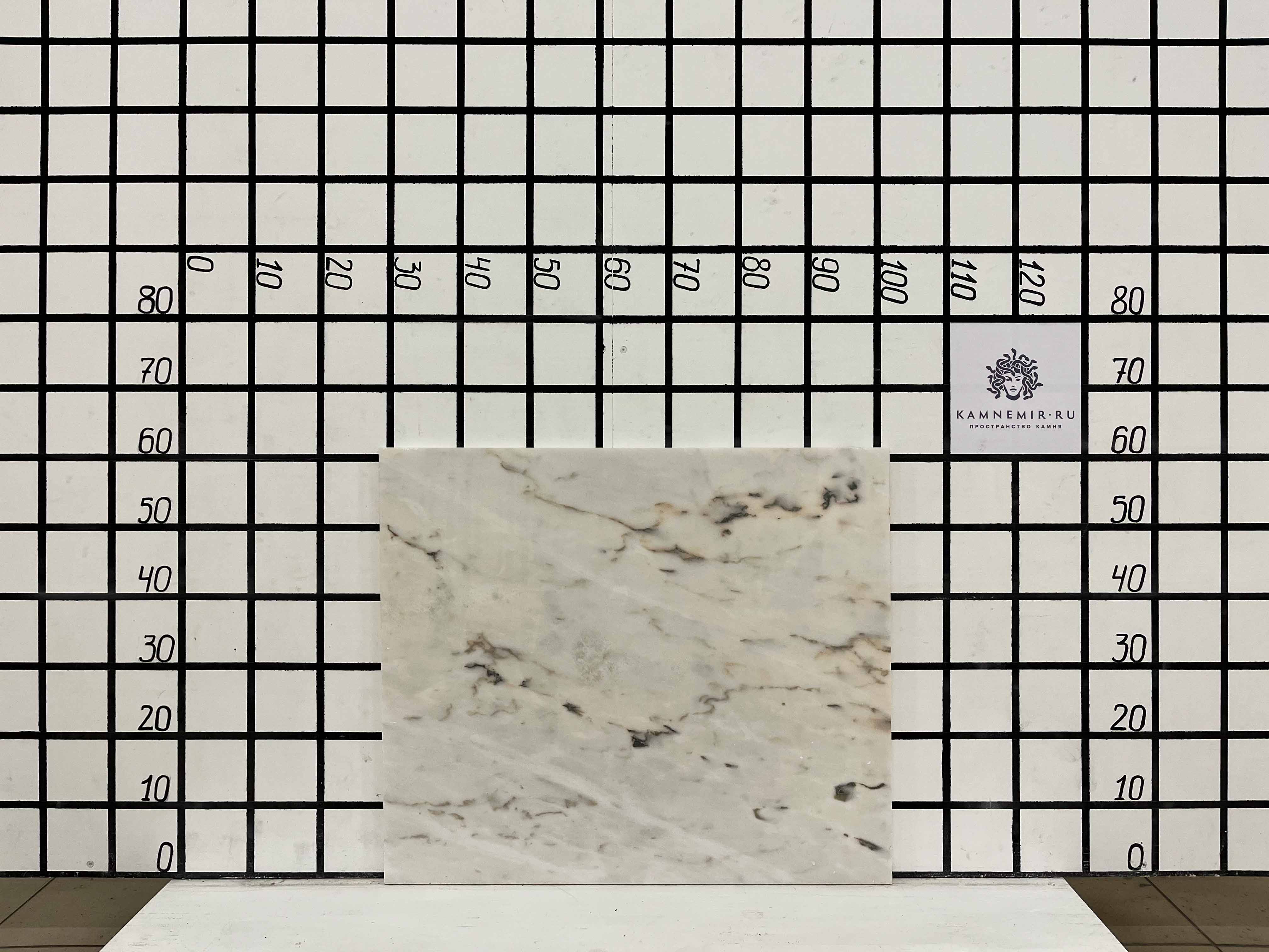 Изображение Заготовка F3190 (710х600х20 мм)/Мрамор Bianco Lasa Vena Oro/Белый/Полировка