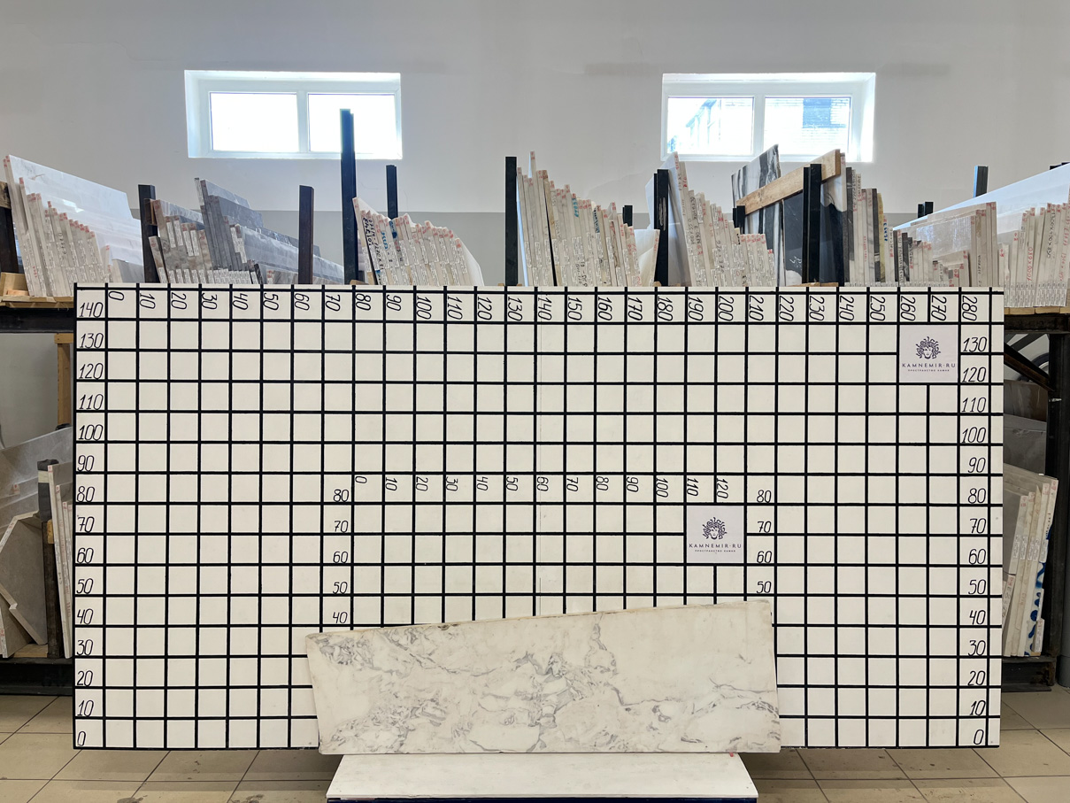 Заготовка F7682 (1450х360х30 мм)/Мрамор Volokas/Белый/Полировка - изображение 1