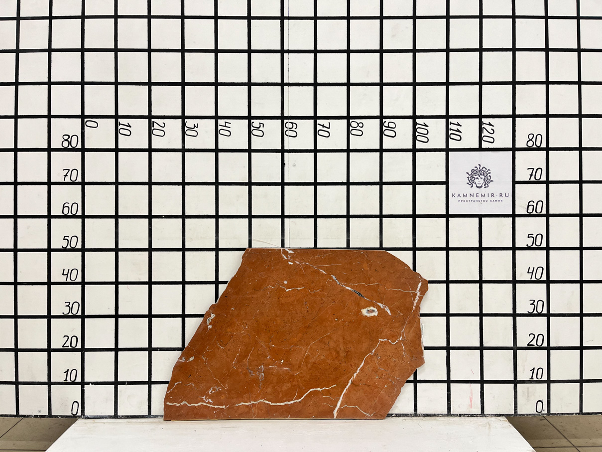 Изображение Заготовка  (400х400х20 мм)/Мрамор Rosso Alicante/Красный/Полировка