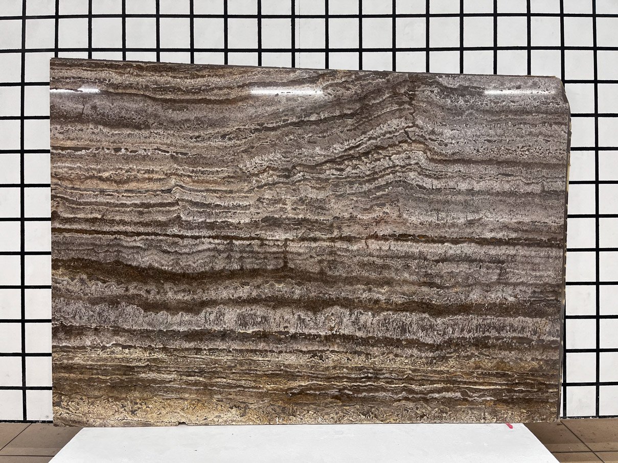 Изображение Заготовка  (1500х1000х20 мм)/Травертин Travertino Silver /Серый/Полировка