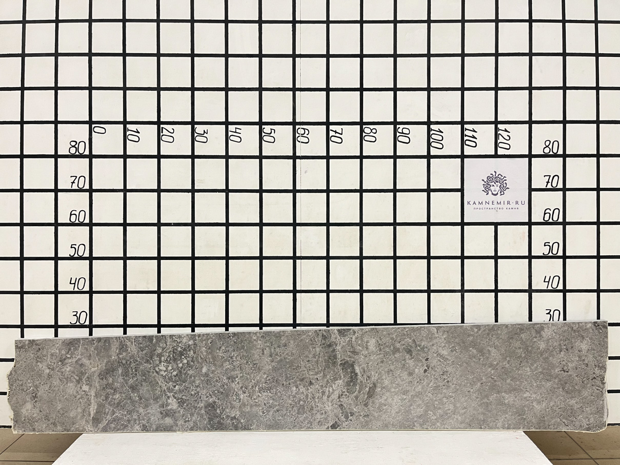Изображение Заготовка  (1700х250х20 мм)/Мрамор Tundra Grey/Серый/Полировка