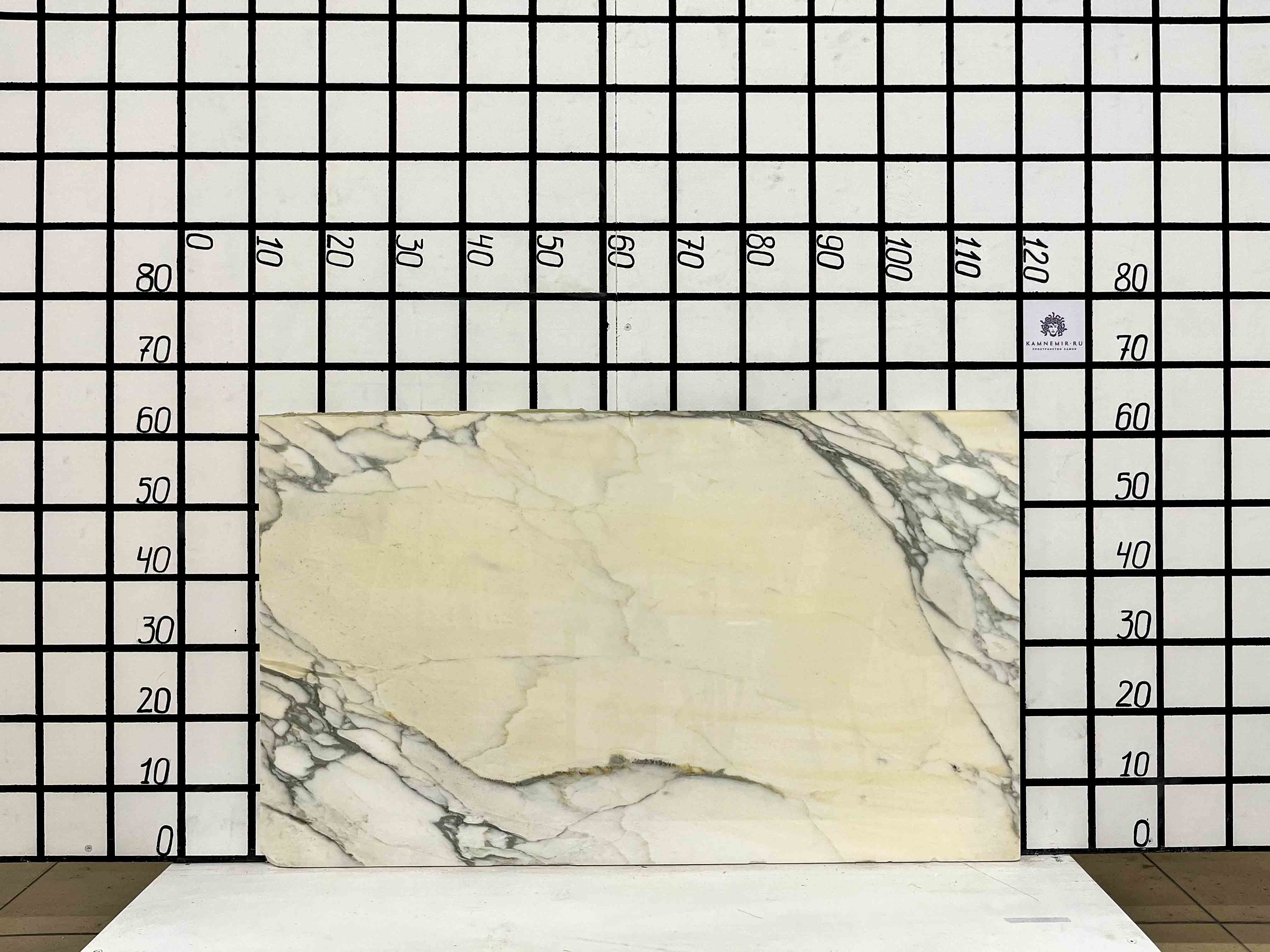 Заготовка F2423 (1000х610х20 мм)/Мрамор Calacatta/Белый/Полировка - изображение 1