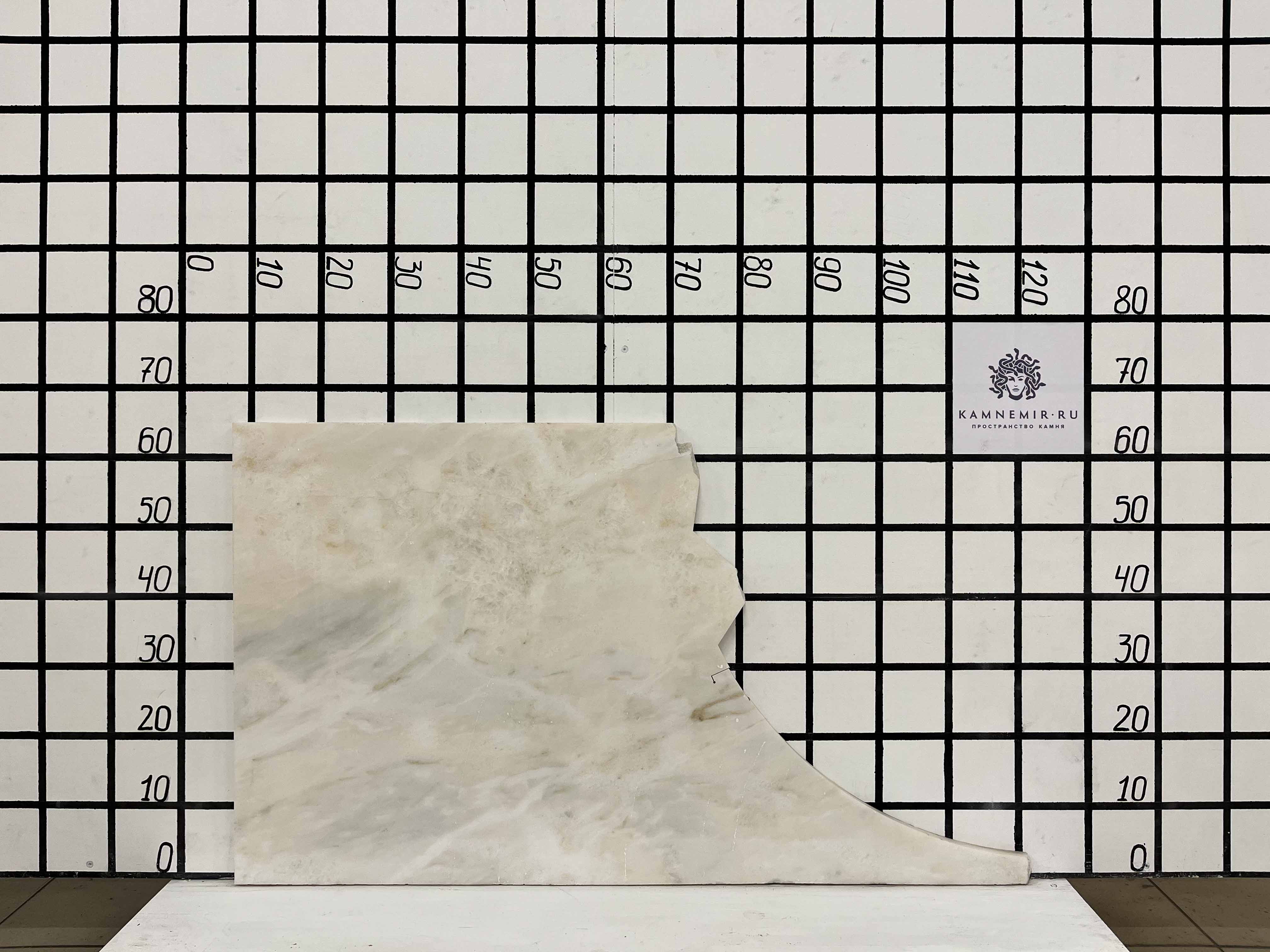 Изображение Заготовка F3191 (640х610х20 мм)/Мрамор Bianco Lasa Vena Oro/Белый/Полировка