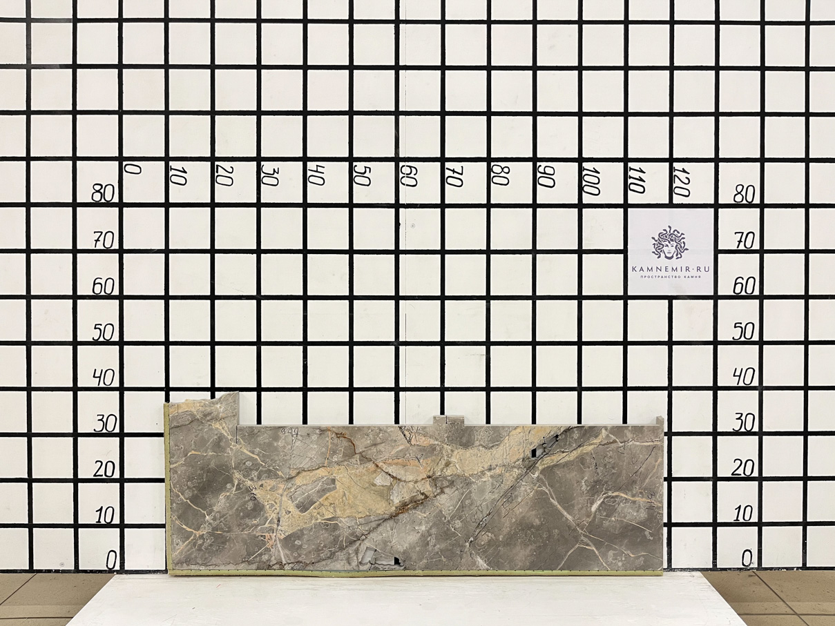 Изображение Заготовка F5346 (1040х180х20 мм)/Мрамор Fior di Bosco/Серый/Полировка
