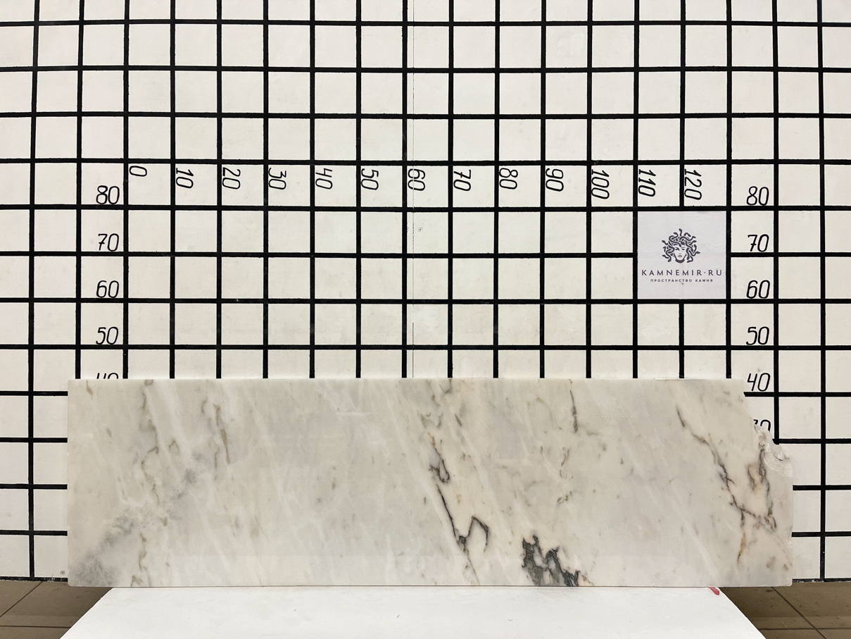 Изображение Заготовка  (1400х420х20 мм)/Мрамор Bianco Lasa Vena Oro/Белый/Полировка