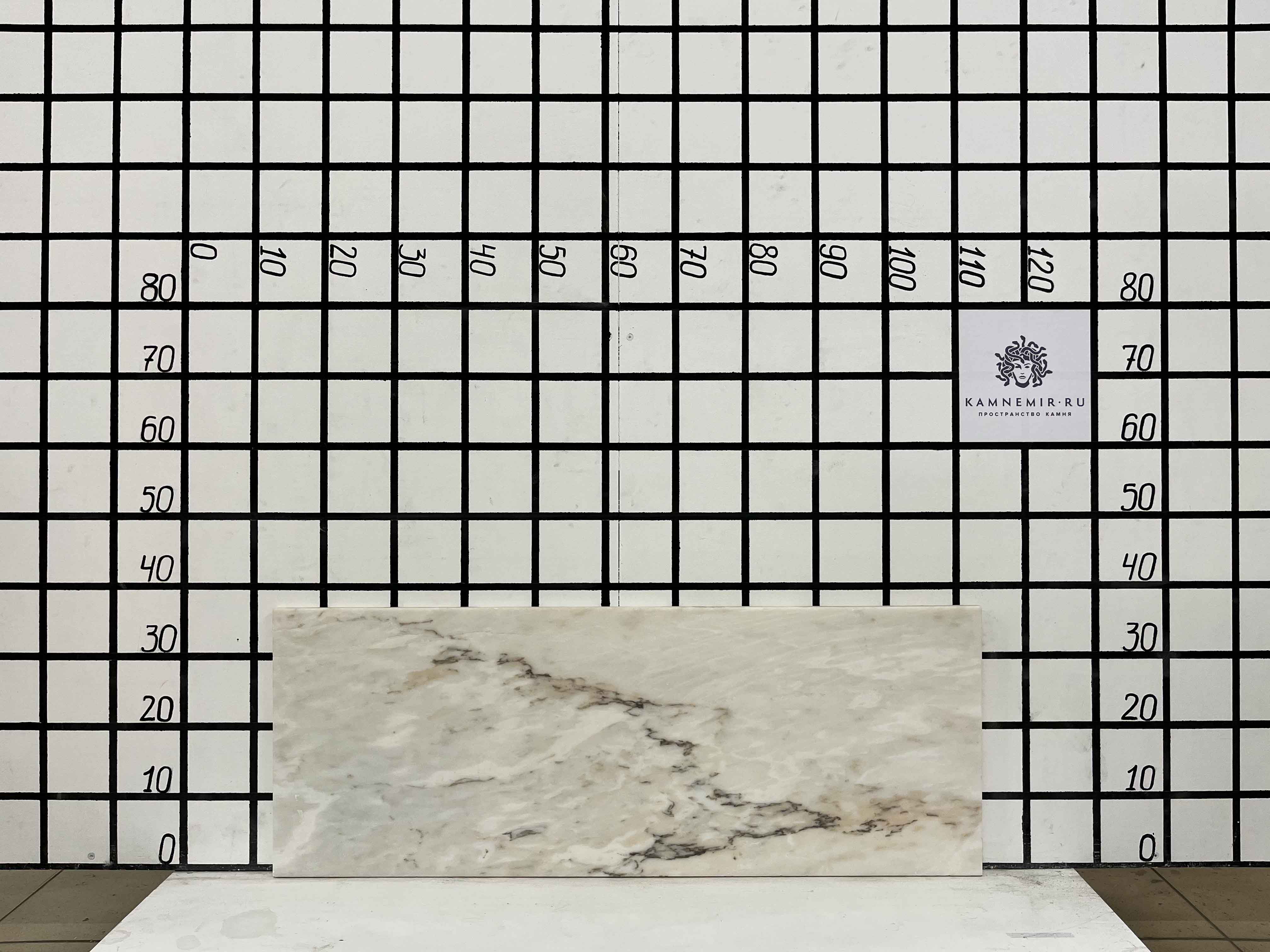 Заготовка  (960х150х20 мм)/Мрамор Bianco Lasa Vena Oro/Белый/Антик - изображение 2