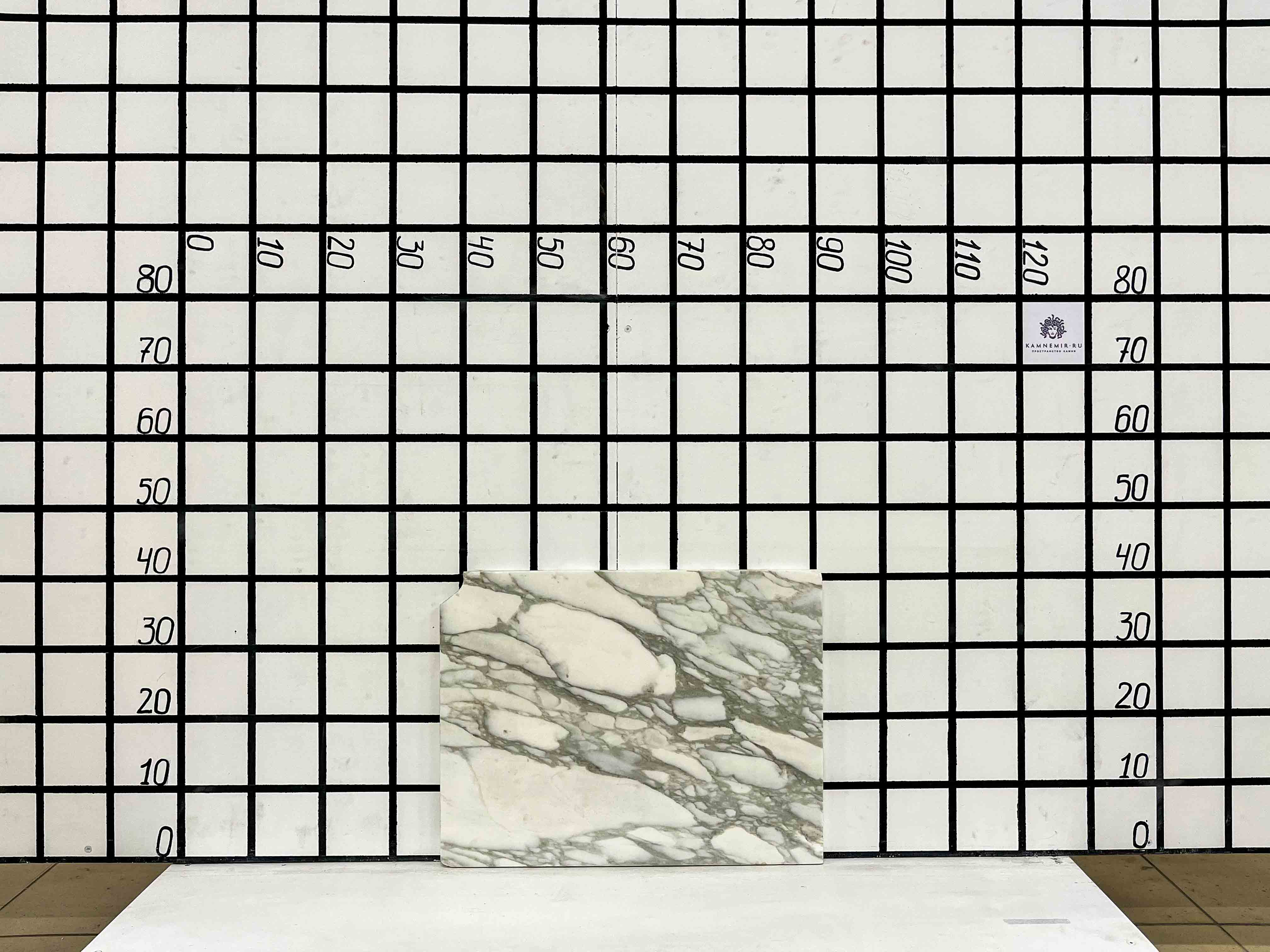 Изображение Заготовка F2406 (500х340х20 мм)/Мрамор Calacatta/Белый/Полировка