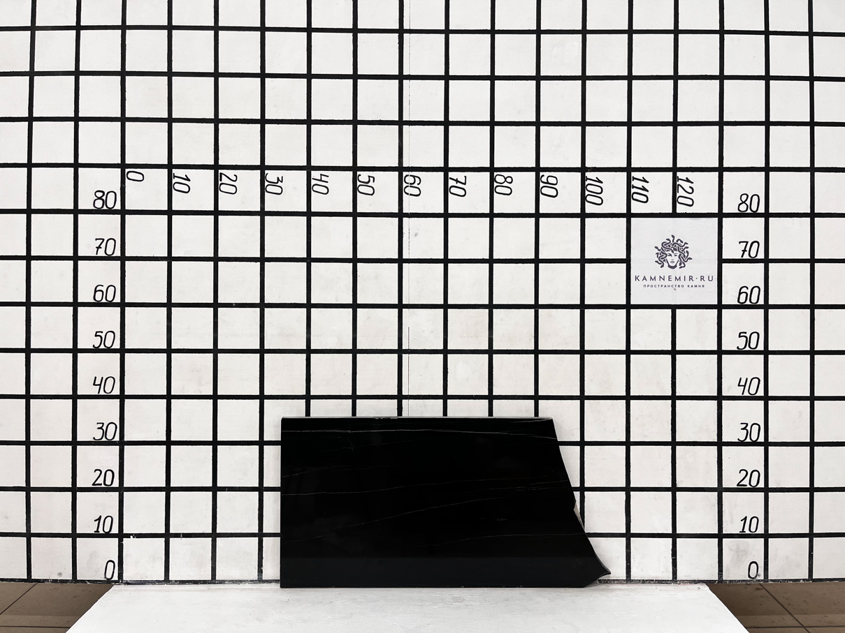 Заготовка F7084 (560х350х20 мм)/Мрамор Saint Laurent/Черный/Полировка - изображение 1