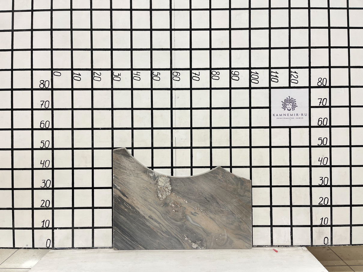 Изображение Заготовка F7076 (670х300х20 мм)/Мрамор Palissandro Bluette/Серый/Полировка