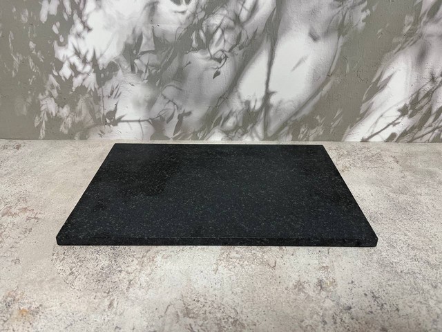 СПK Подставка "Поднос" (300х200х10 мм)/Гранит Габбро/Черный/Антик - изображение 1