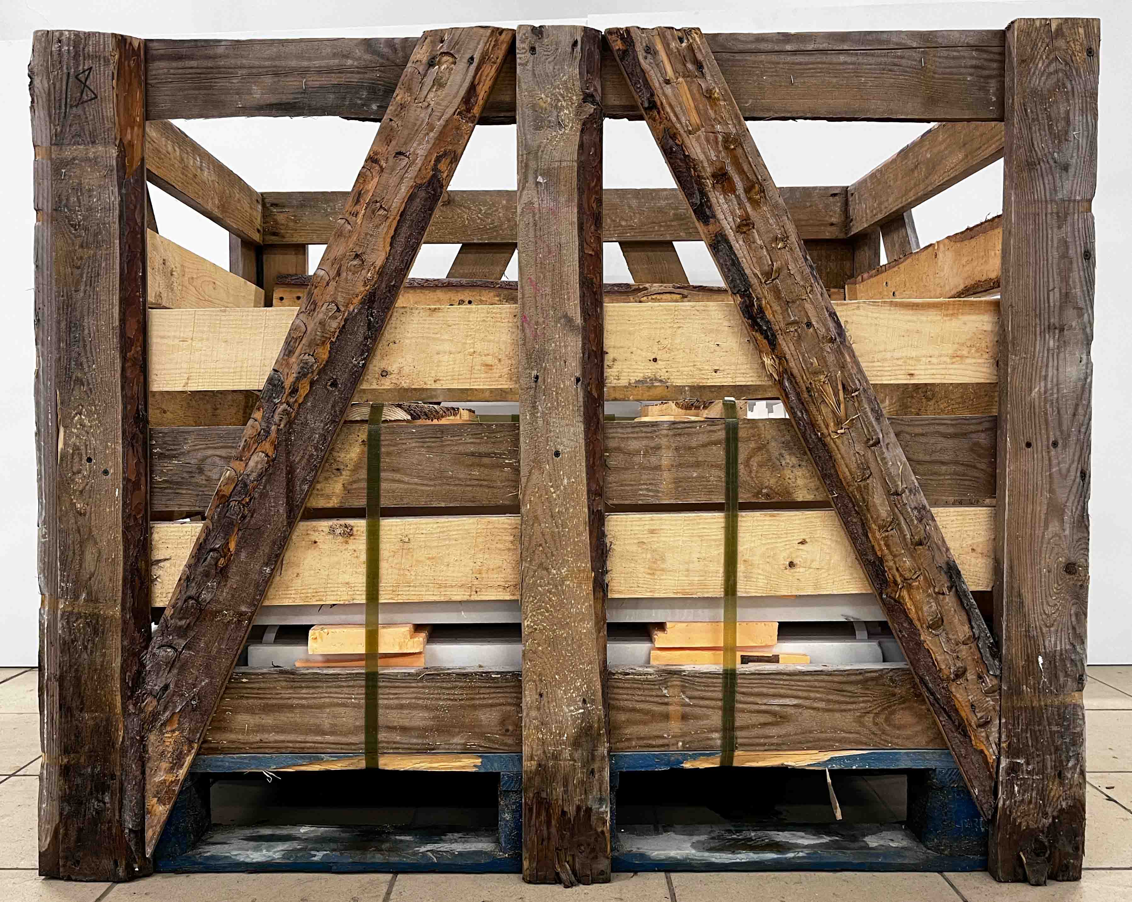 Заготовка  (800х100х20 мм)/Мрамор Bianco Lasa Vena Oro/Белый/Антик - изображение 5