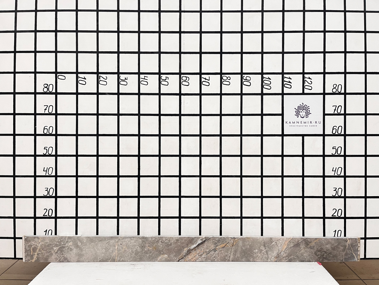 Изображение Заготовка  (1570х110х20 мм)/Мрамор Fior di Bosco/Серый/Полировка