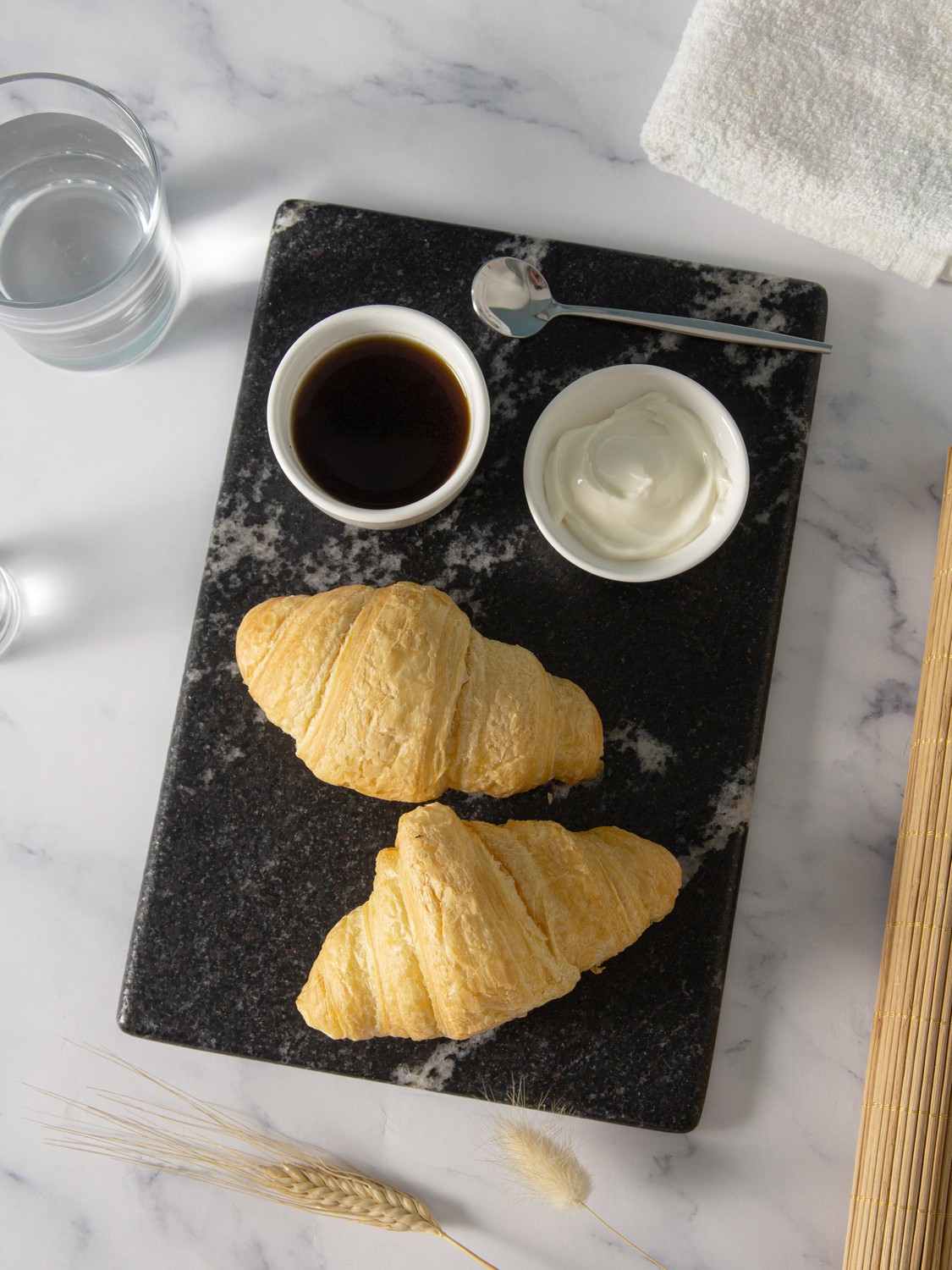 СПK Подставка "Поднос" скругленный (300х200х10 мм)/Гранит Гранатовый Амфиболит/Черный/Антик - изображение 5