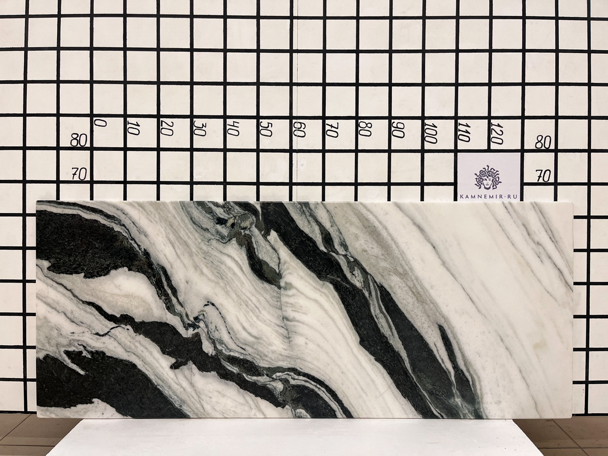Изображение Заготовка  (1600х650х20 мм)/Мрамор Panda White/Белый/Полировка