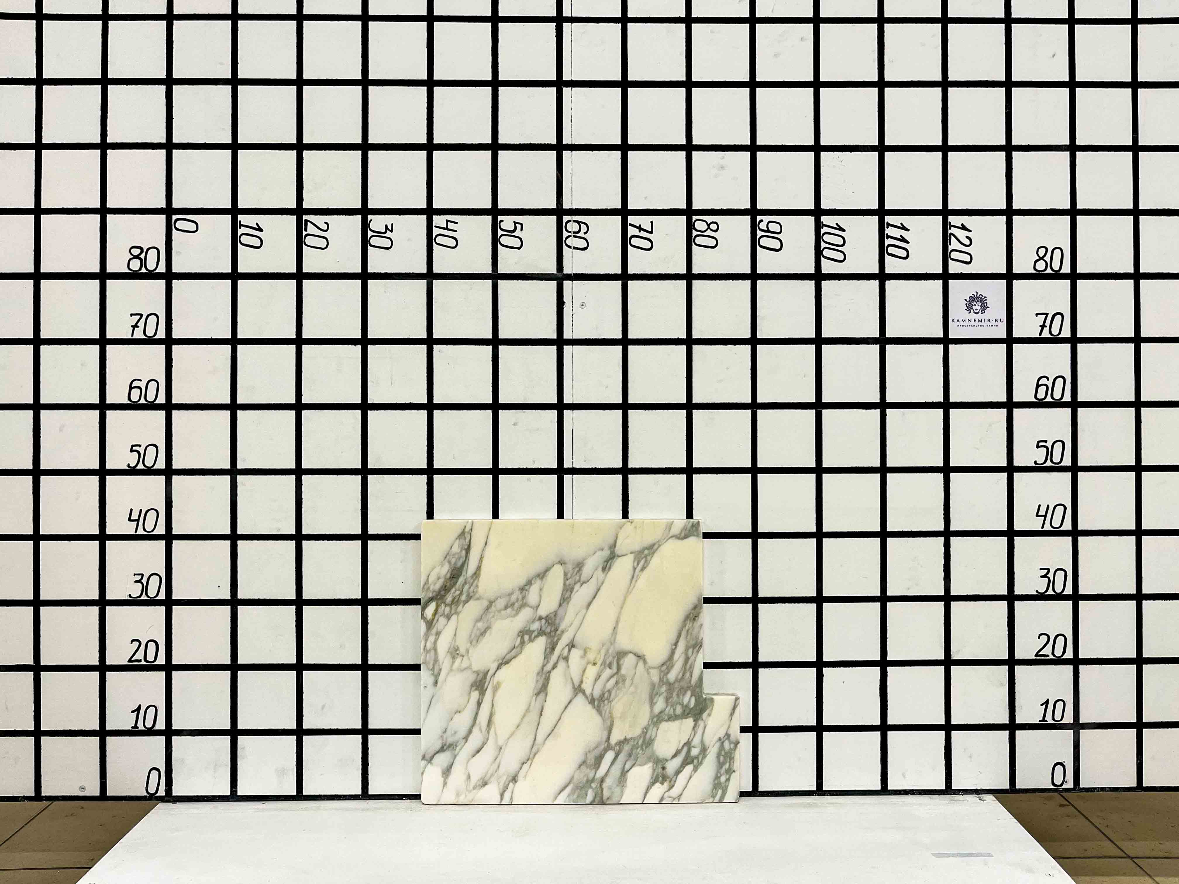 Изображение Заготовка F2407 (400х400х20 мм)/Мрамор Calacatta/Белый/Полировка